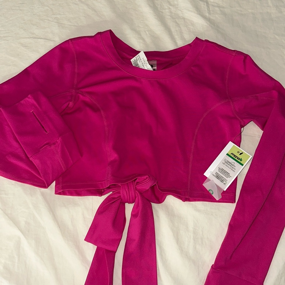 MONO B cropped Athletic Top